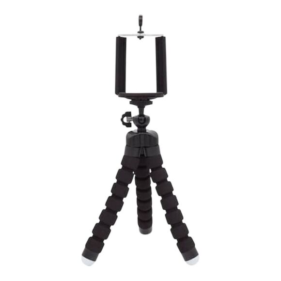 Kikkerland Black Smartphone Tripod Versatile Camera Stand - Picture 1 of 4